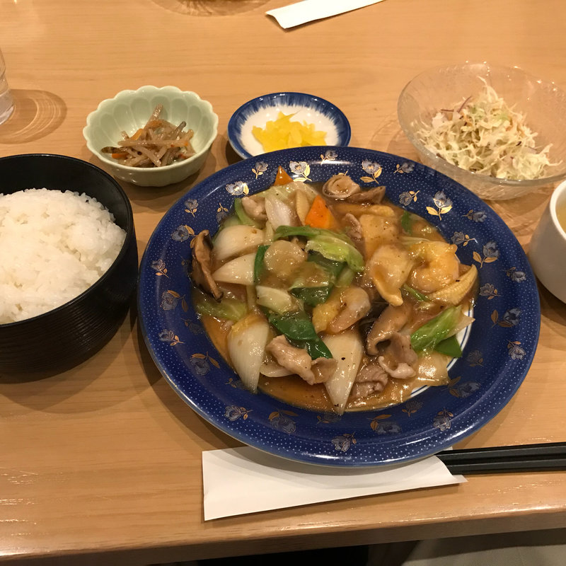 八宝菜定食(中華料理 泰洲園)
