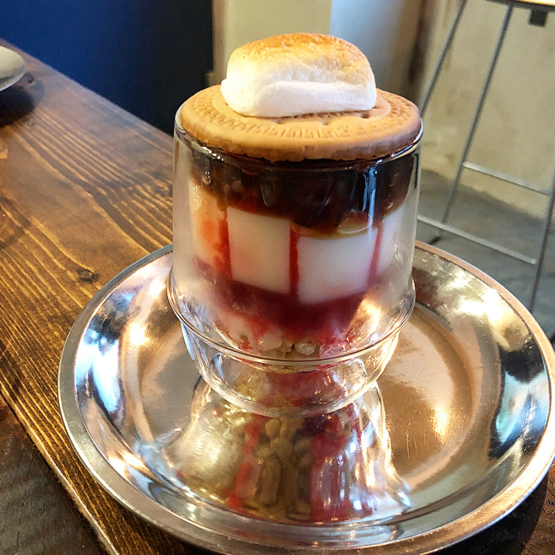 珈琲ゼリーパフェ(珈琲焙煎所　旅の音)