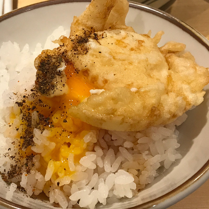 玉子天(天ぷら定食まきの 難波千日前店)