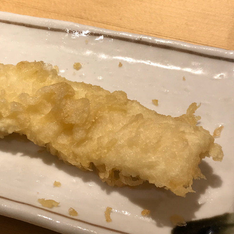 いか天(天ぷら定食まきの 難波千日前店)