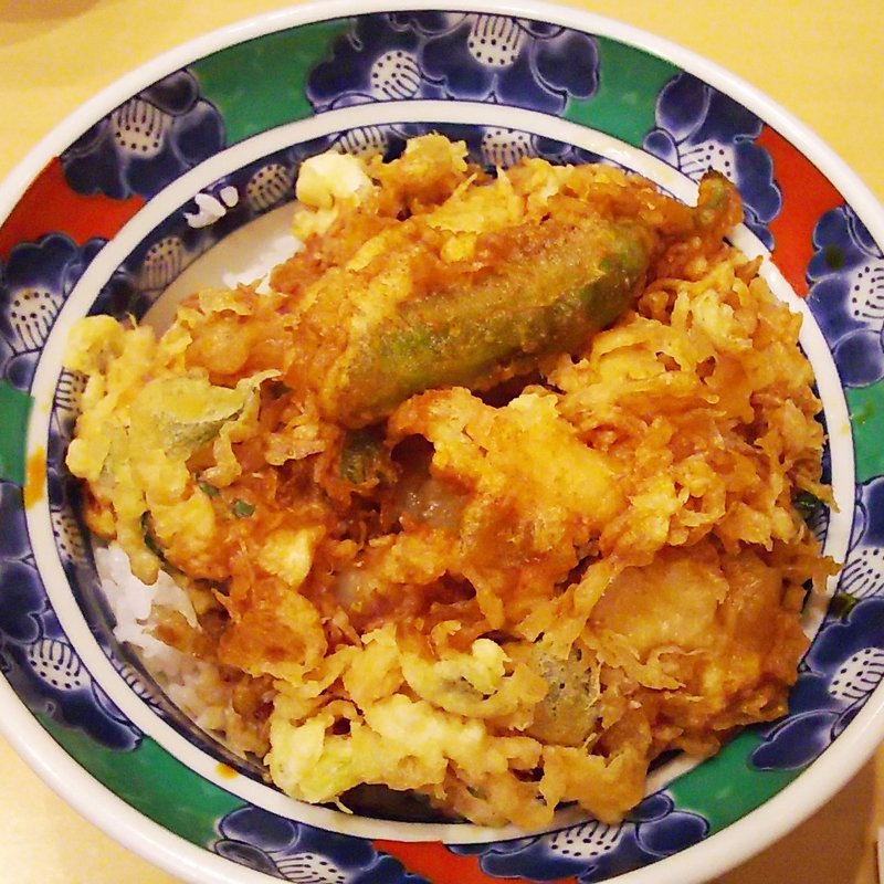小海老かき揚げ天丼(葵丸進)