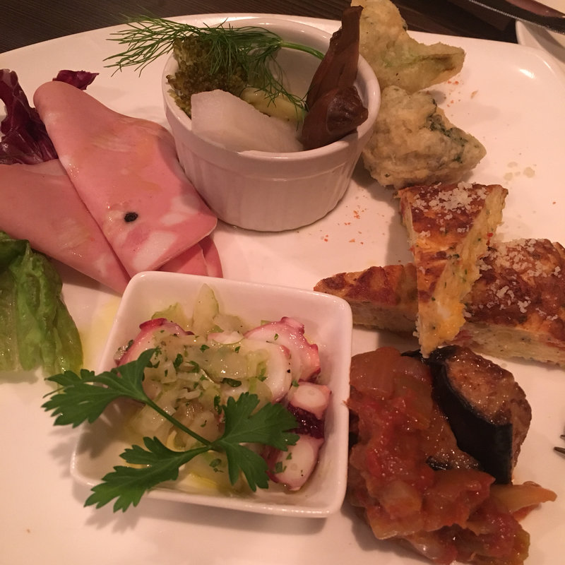 前菜の盛り合わせ(ピッツェリア・ジョイヤ)