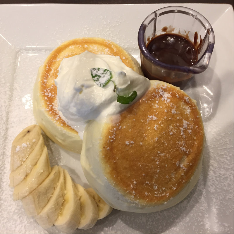 チョコバナナパンケーキ(カフェ ドゥ パリ)