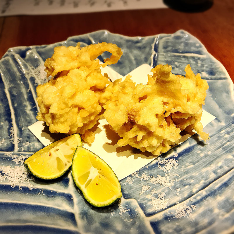 白子の天麩羅(酒家 の元)