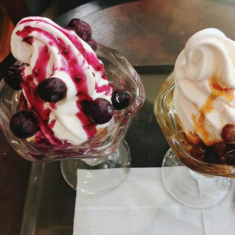 ブルーベリーパフェ(サンマルクカフェ イオンモール奈良登美ヶ丘店 )