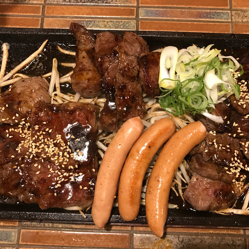 焼き肉祭り盛り(焼肉とかすうどん 龍の巣 中洲カドミセ)