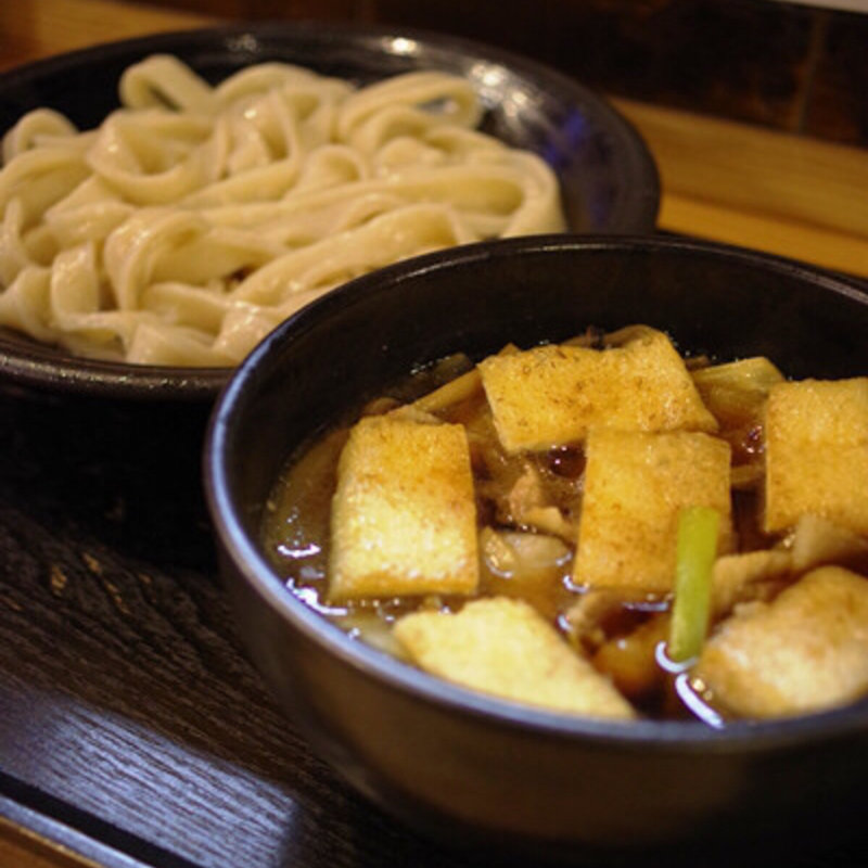 肉汁きのこうどん(肉汁饂飩屋 とこ井)
