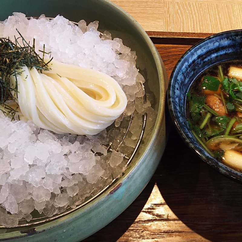 鴨汁うどん（冷）(つるとんたん UDON NOODLE Brasserie銀座)