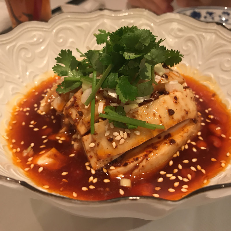 四川名物 よだれ鶏(中国菜飄香 麻布十番本店)