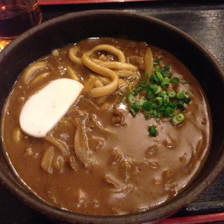 カレーうどん(手打ちうどん　こんぴら茶屋)