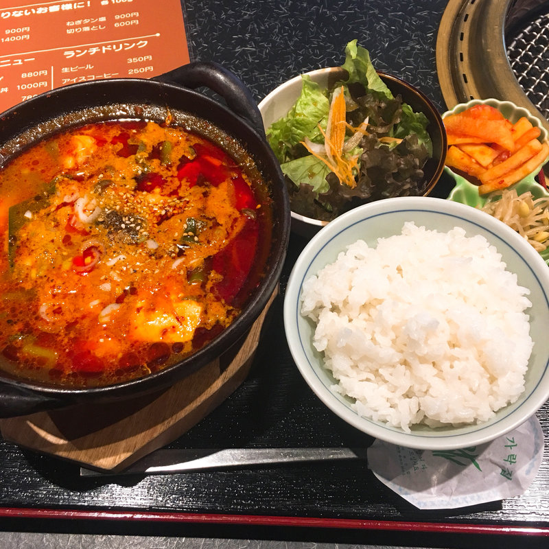 スンドゥブチゲ(晩翠 三田総本店)