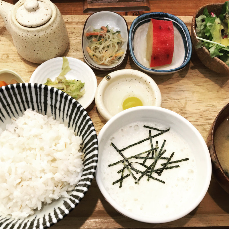 麦とろランチ(蒸し料理専門店mus)