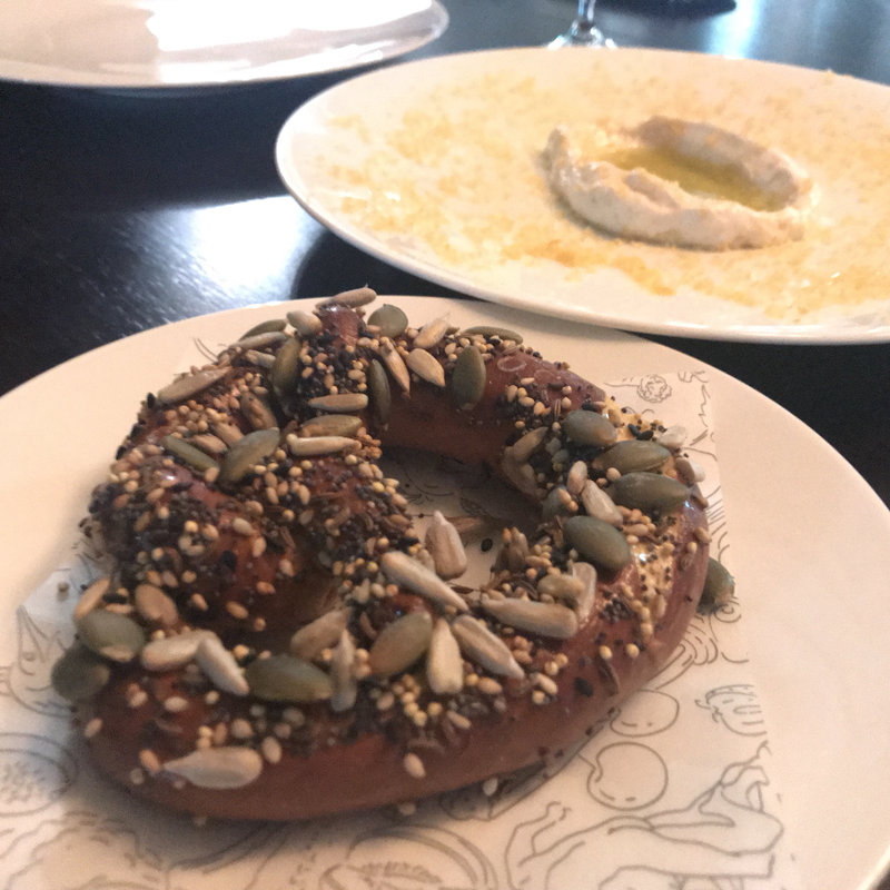 カラスミクリーム プレッツエル(FRATELLI PARADISO)