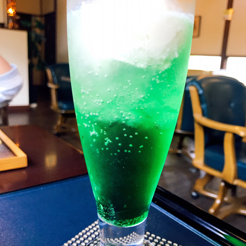 クリームソーダ(珈琲童子 珈童 南ヶ丘店)