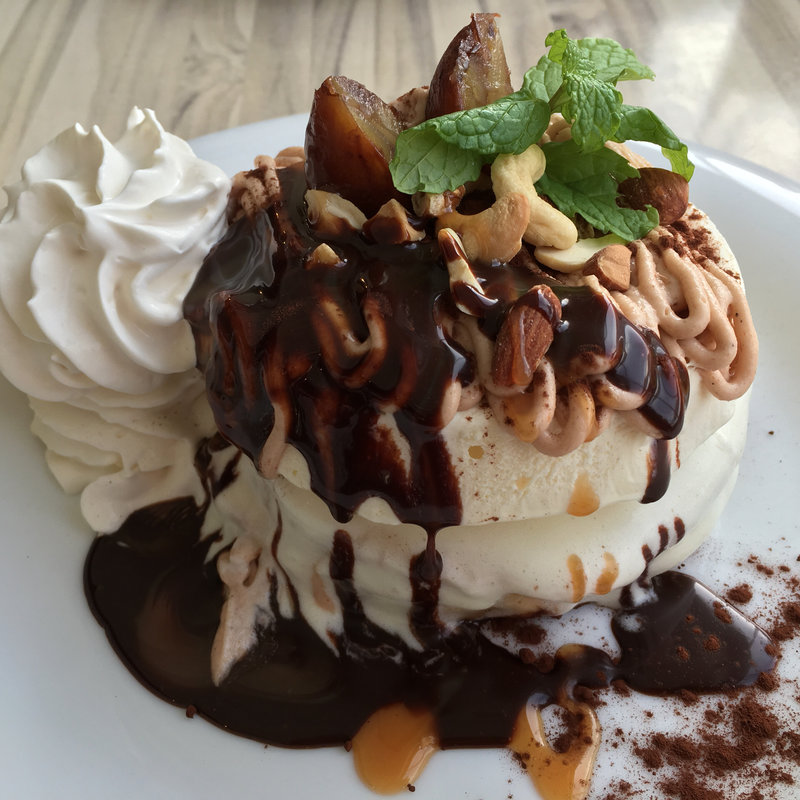 クリスピーモンブラン・パンケーキ(ALOHA TABLE ペリエ千葉)