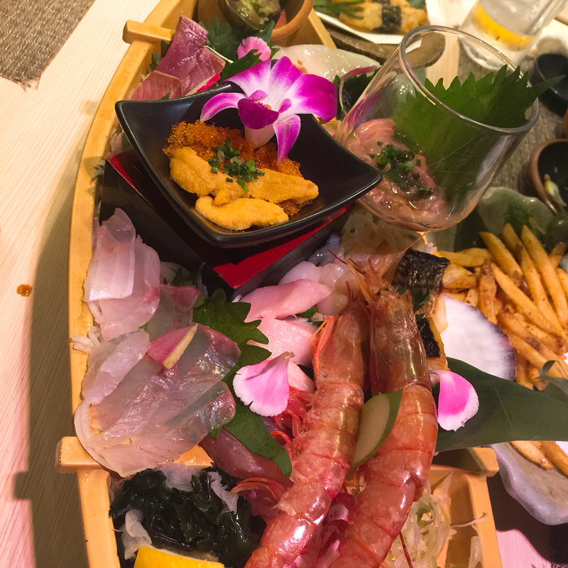 お刺身15種盛り(上物天然海鮮 カツオ)