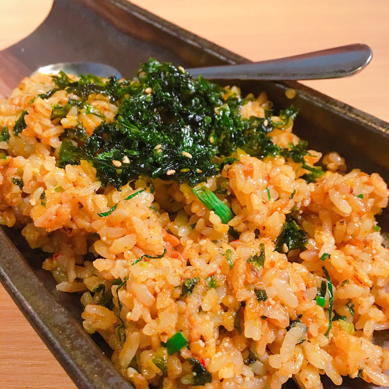 チャンジャのピリ辛チャーハン(串カツ とんかつ jiro)