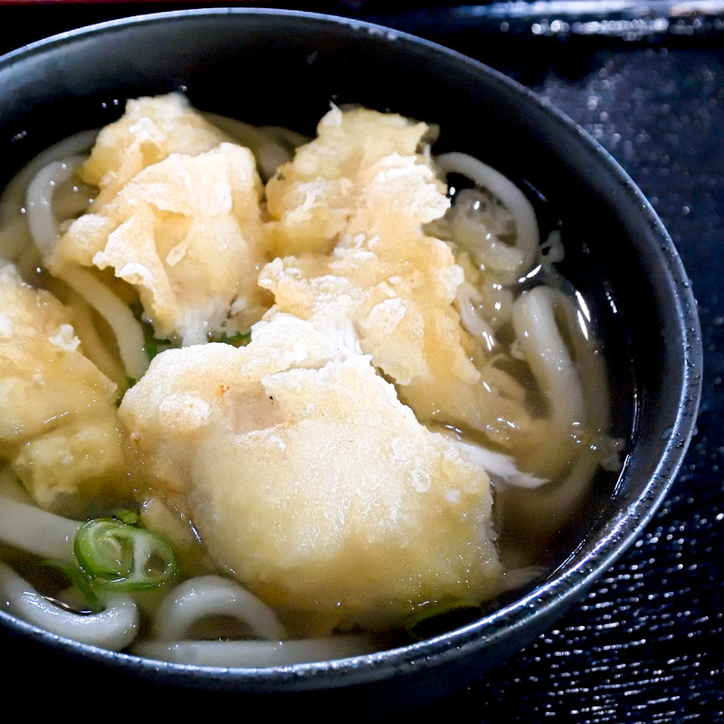 かけ+とり天(麺ねり )