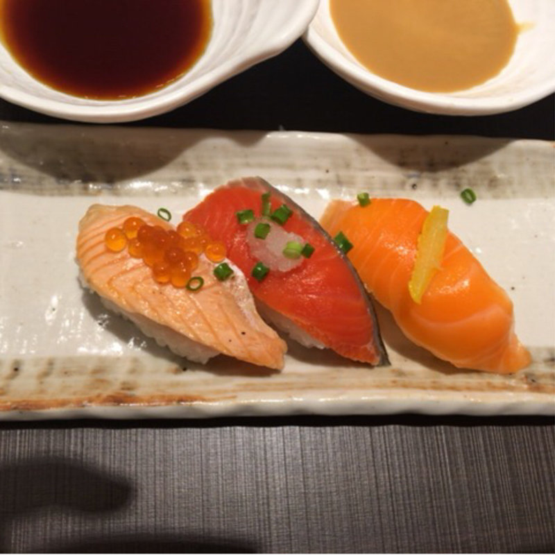 鮭三貫盛り(ゆず庵 知立店 )