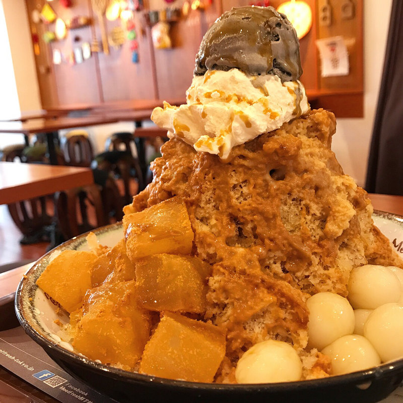 きな粉黒蜜かき氷(MeetFresh 鮮芋仙 丸井吉祥寺店)