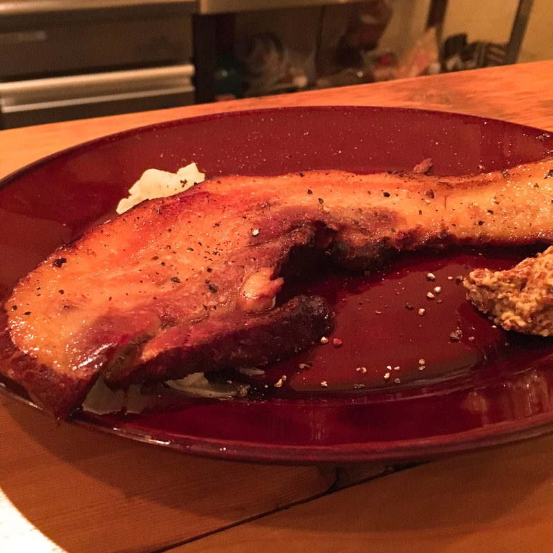 岩中ポークの自家製厚切りベーコン(ento)