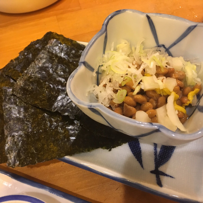 のり納豆(立呑み晩杯屋 武蔵小山本店)