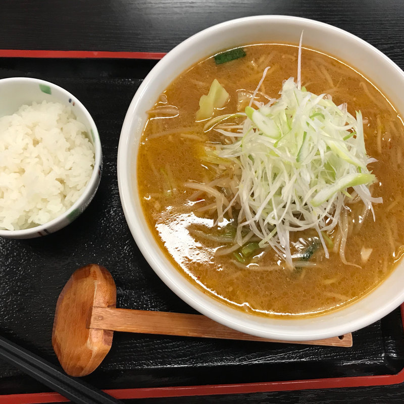 味噌ラーメン(道の駅　雫石あねっこ　こびるコーナー )