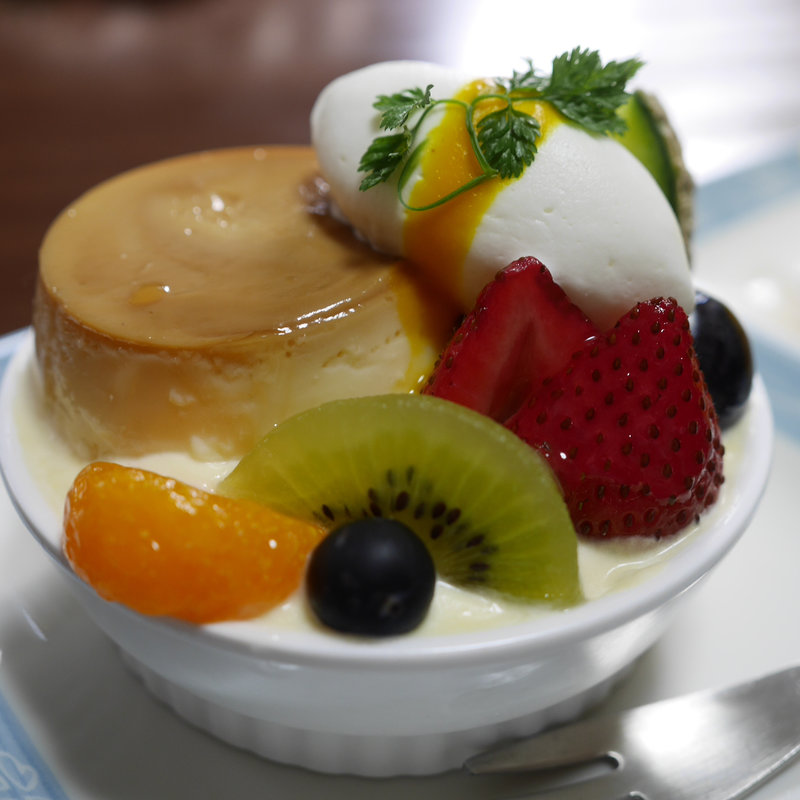 プリンアラモードとモンブラン(ジャン ルプラン)