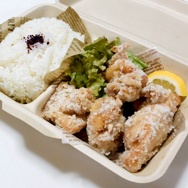 から揚げ弁当(肉Deli高松 ふじむら精肉店)
