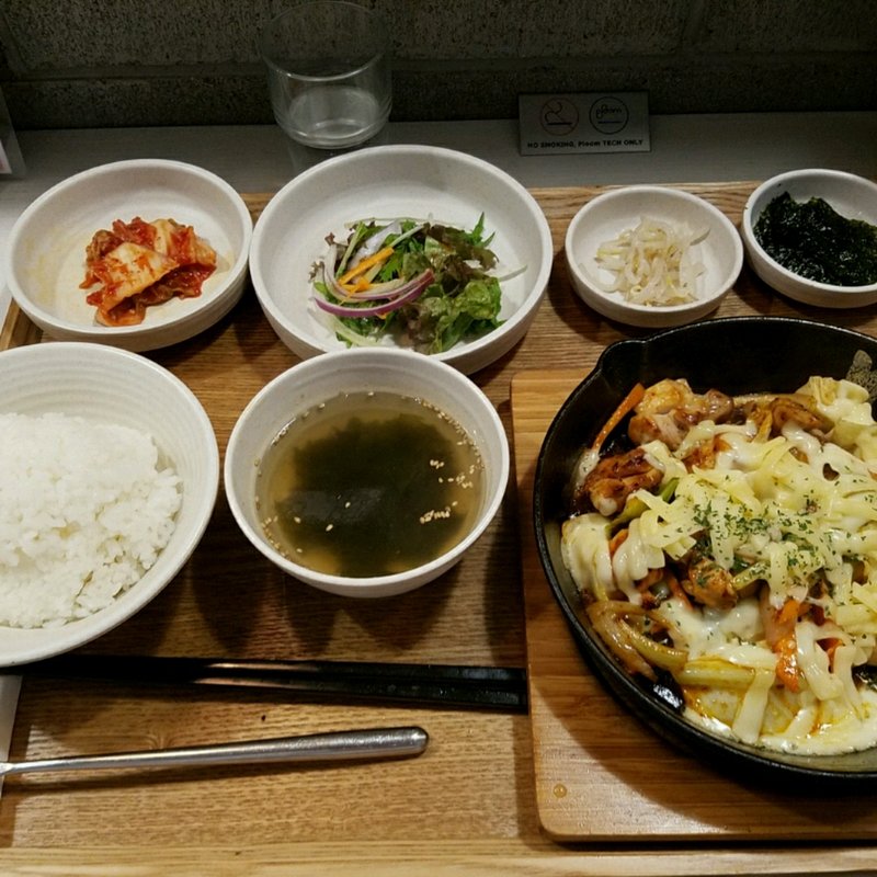 チーズダッカルビ定食(HANKKI)