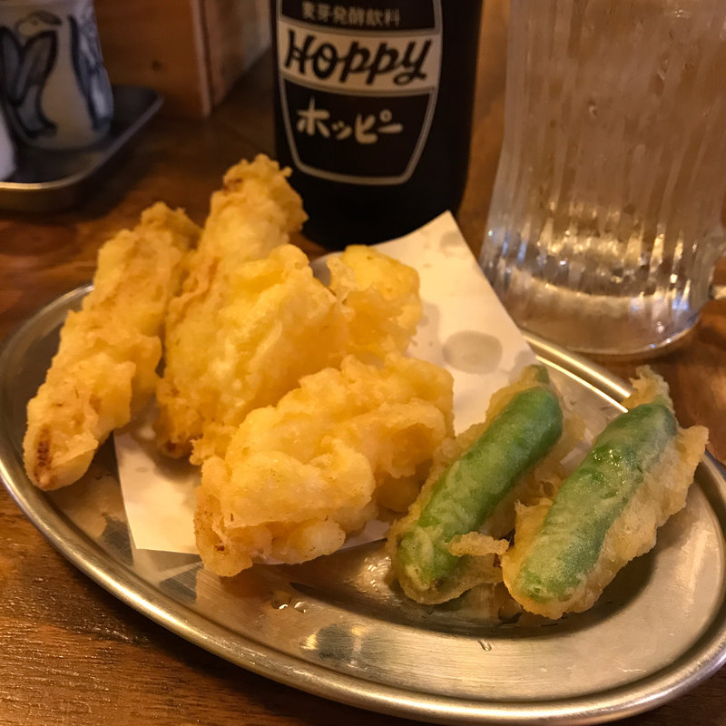 天ぷら3点盛り(大衆酒場コグマヤ)