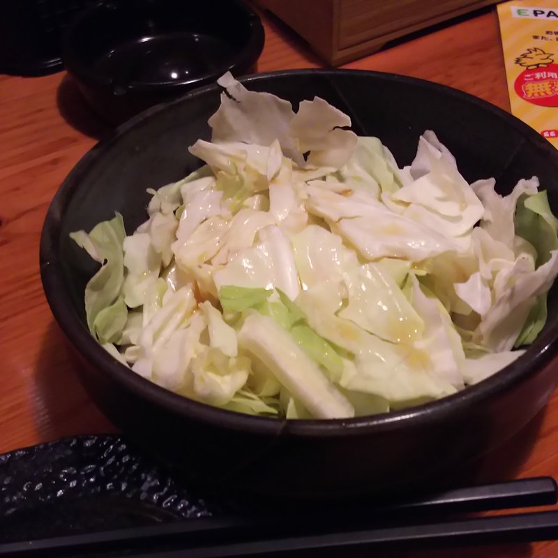 キャベツ盛り(鳥貴族 川崎砂子店)