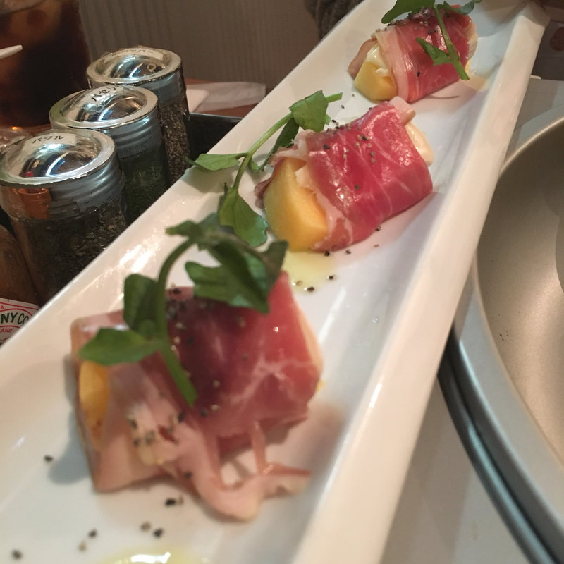 ラムの生ハムと柿とカマンベール(カブトⅡ)