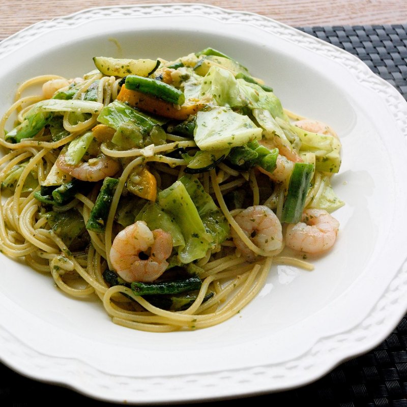 小えびとヤサイのバジルソース(スロー レストラン リード （Slow Restaurant Lido）)