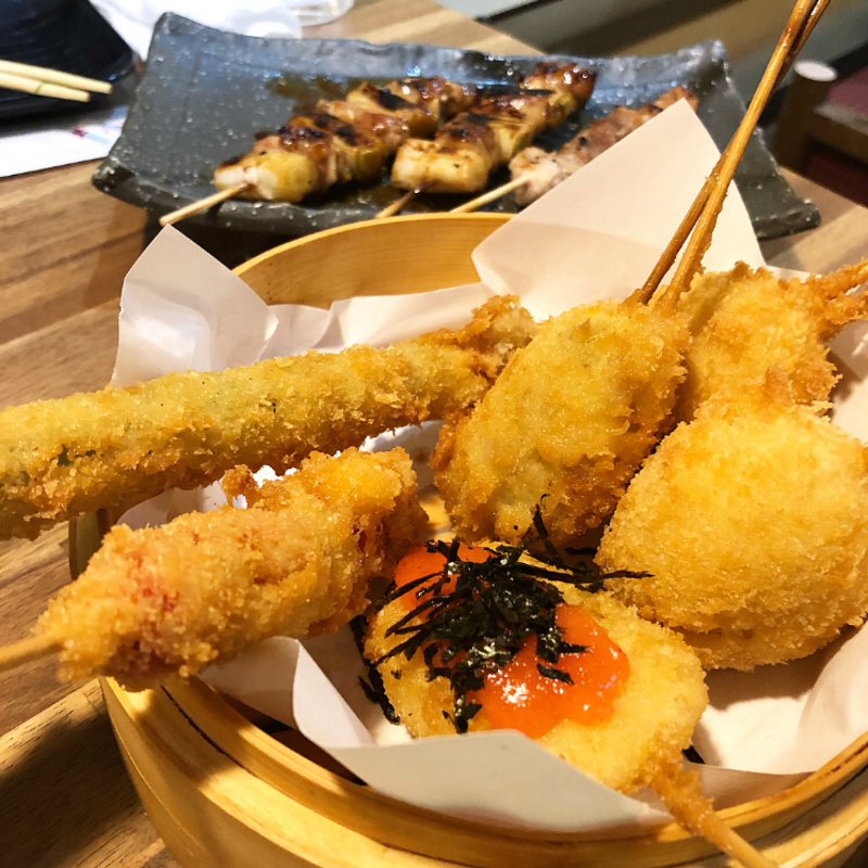 串カツ(串しずか 御所南店)