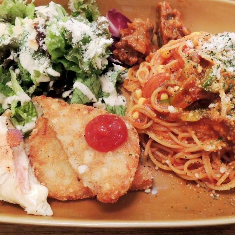 クラッシュナポリタンコンボ(WIRED CAFE 横浜相鉄ジョイナス店)