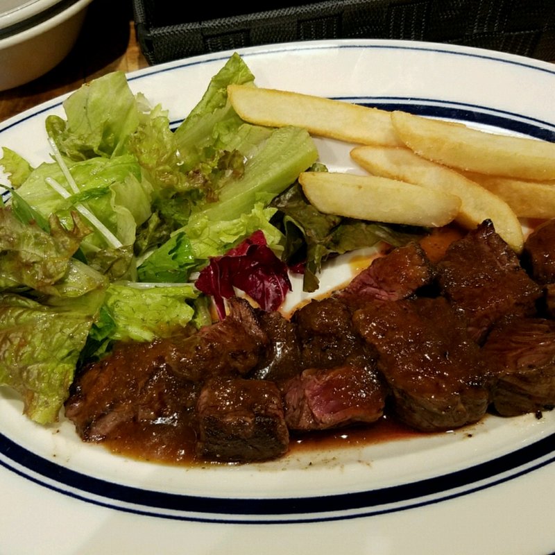 柔らかサガリステーキ　150グラム(モツビストロ天神ホルモン KITTE博多店)