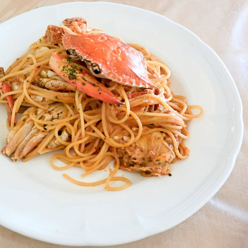 ワタリガニのパスタ トマトクリームソース(Pasta e Cafe MOCHA （パスタ エ カフェ モカ）)
