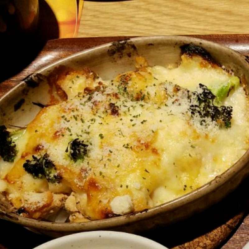 鮭とポテトのチーズオーブン焼き(うみの食堂)