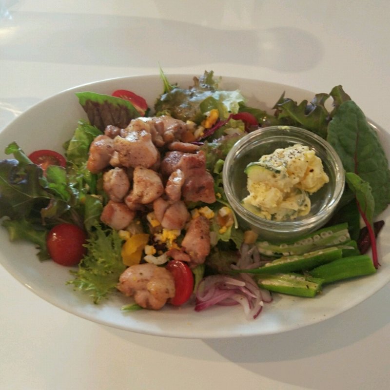 大きなサラダ　ハーブグリルチキン(杢moku)
