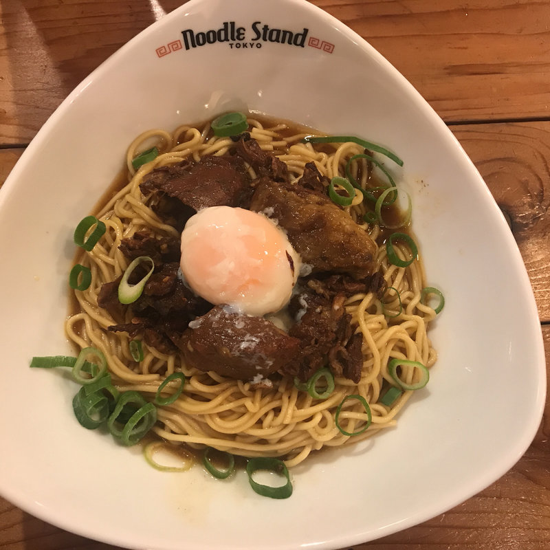 牛煮込み混ぜそば
