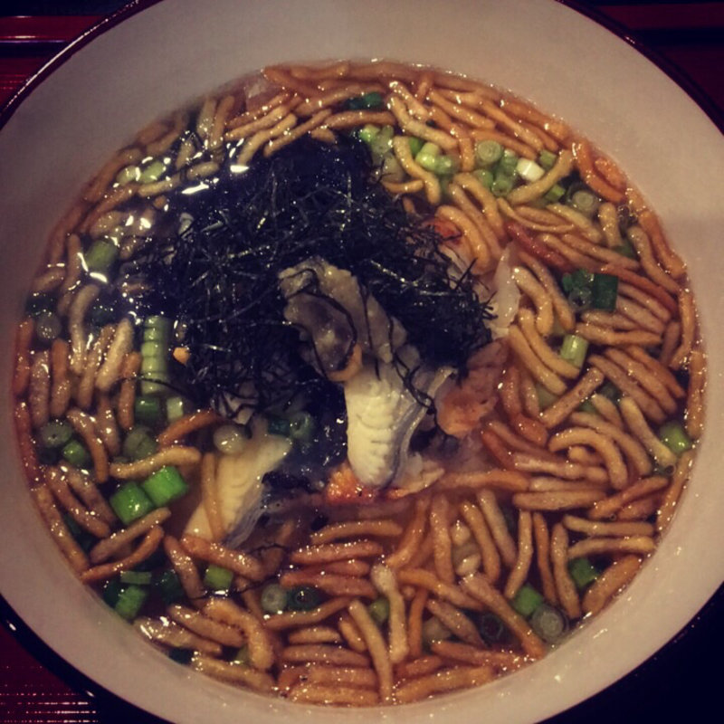 うなぎの白焼き茶漬け(空と大地)