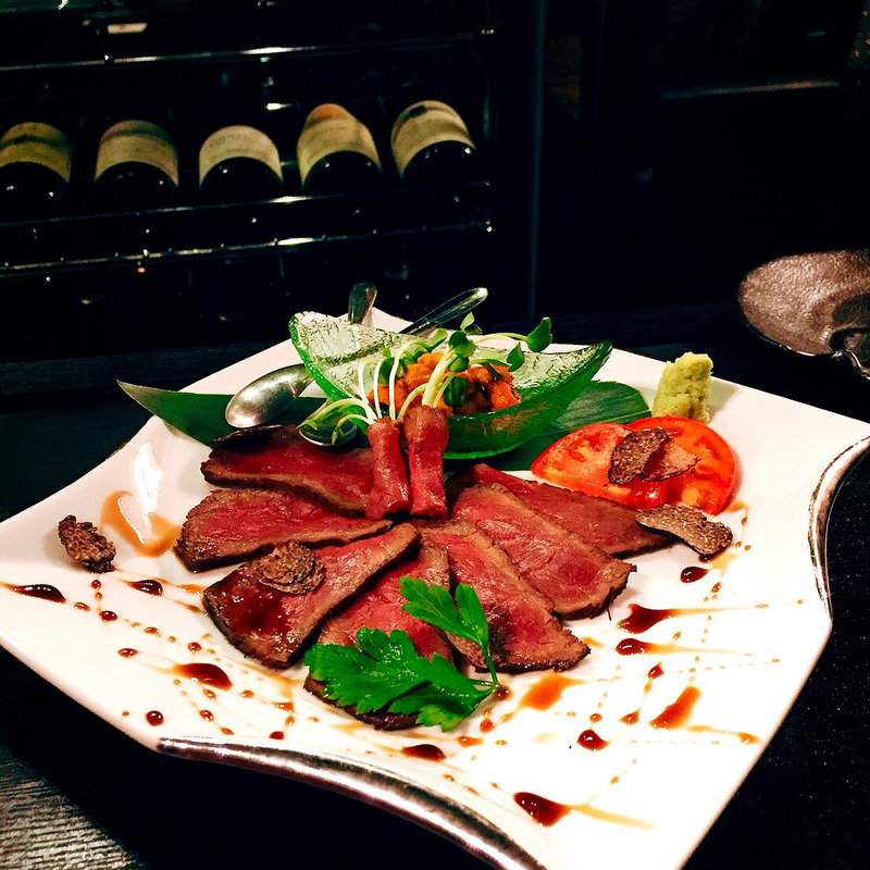 尾崎牛のローストビーフ(ウニバー Kai 一章 （カイイッショウ）)