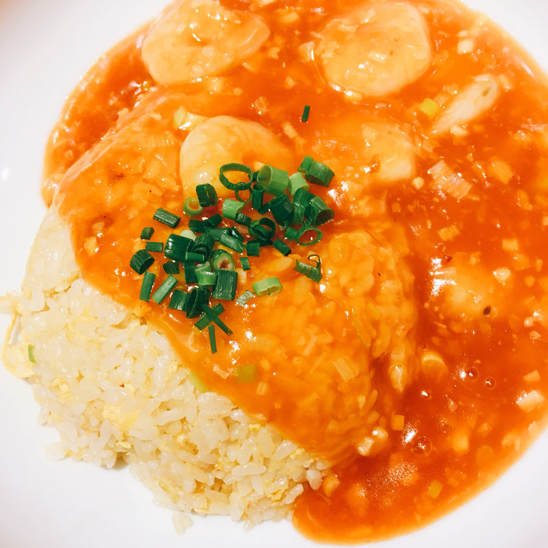 エビチリチャーハン(DRAGON酒家 関内店)