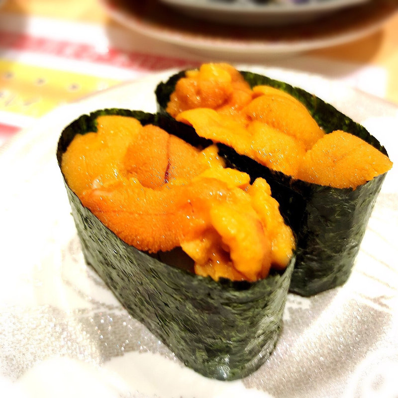うに(回転寿司函館まるかつ水産 本店)