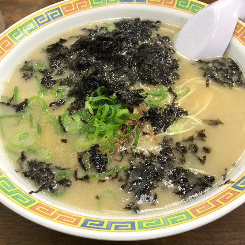 岩のりラーメン(長浜ラーメン 力(りき) 潤店)