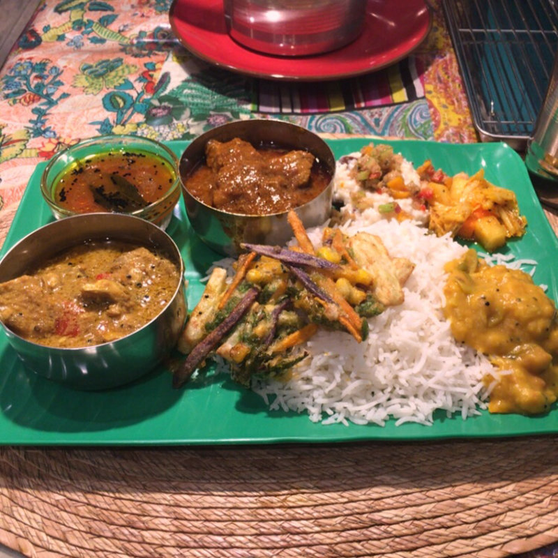 あいがけカレー BとC(ゼロワンカレー)