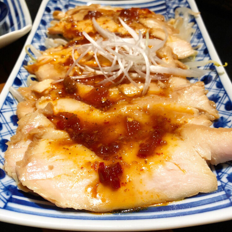 よだれ鶏(酒と魚とオトコマエ食堂次郎)