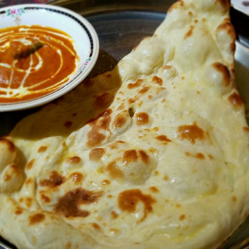 プレーンナンとカレー(シブシャンカル 西新店)