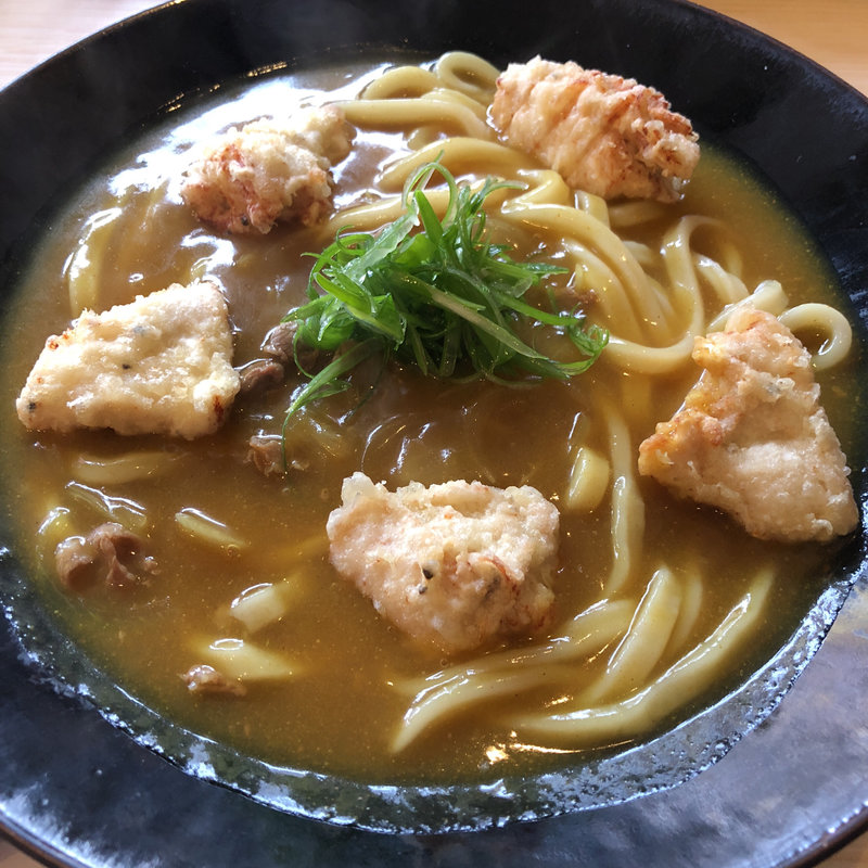 かしわ天カレーうどん(小麦の実り)